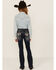 Image #3 - Grace in LA Girls' Dark Wash Mid Rise Bootcut Jeans, Medium Wash, hi-res