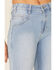 Rock & Roll Denim Women's Light Wash High Rise Flare Leg Jeans, Light Blue, hi-res