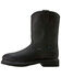 Image #2 - Ariat Men's Sierra Waterproof Pull-On Work Boots - Steel Toe, Black, hi-res