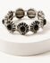 Image #3 - Shyanne Women's Silver Concho & Multicolored Beaded 4-piece Bracelet Set, Silver, hi-res