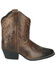 Image #2 - Smoky Mountain Women's Daisy Distressed Western Boots - Medium Toe , Brown, hi-res