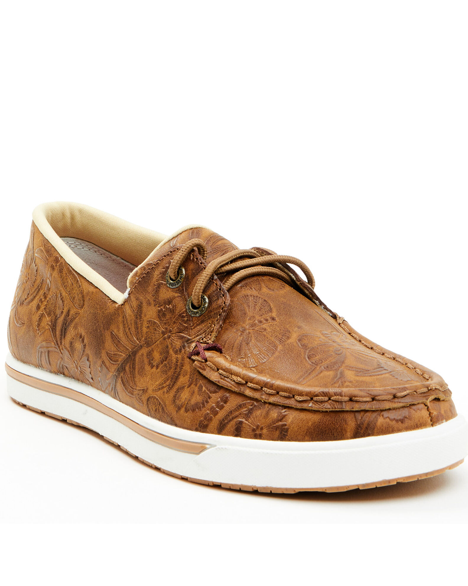Twisted X Women s Kicks Tooled Casual Shoes Moc Toe Country Outfitter