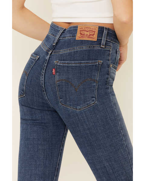 Image #3 - Levi's Women's 721 Skinny Jeans, Blue, hi-res