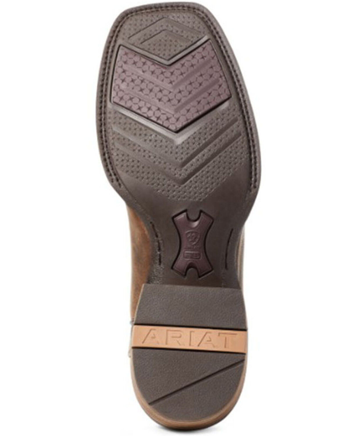 Image #5 - Ariat Men's Rover Rustic Western Performance Boots - Broad Square Toe, Brown, hi-res