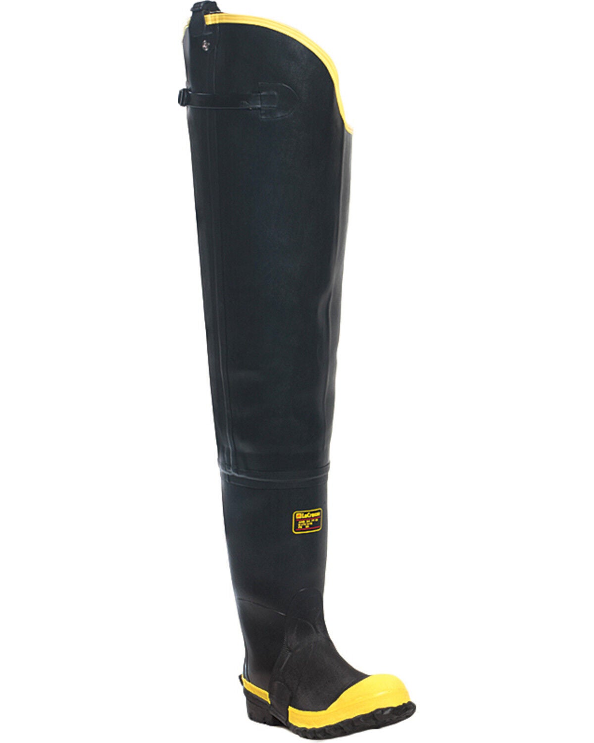 Lacrosse Men's Storm Insulated 31" Hip Boots - Steel Toe, Black, hi-res