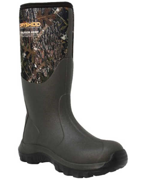 Image #1 - Dryshod Men's Evalusion Hi Hunting Waterproof Work Boots - Round Toe, Camouflage, hi-res
