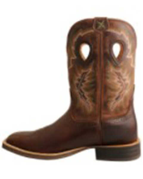 Image #3 - Twisted X Men's Brown Ruff Stock Western Boots - Square Toe, Dark Brown, hi-res