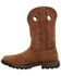 Image #3 - Rocky Men's Legacy 32 Waterproof Western Work Boot - Square Toe, Brown, hi-res