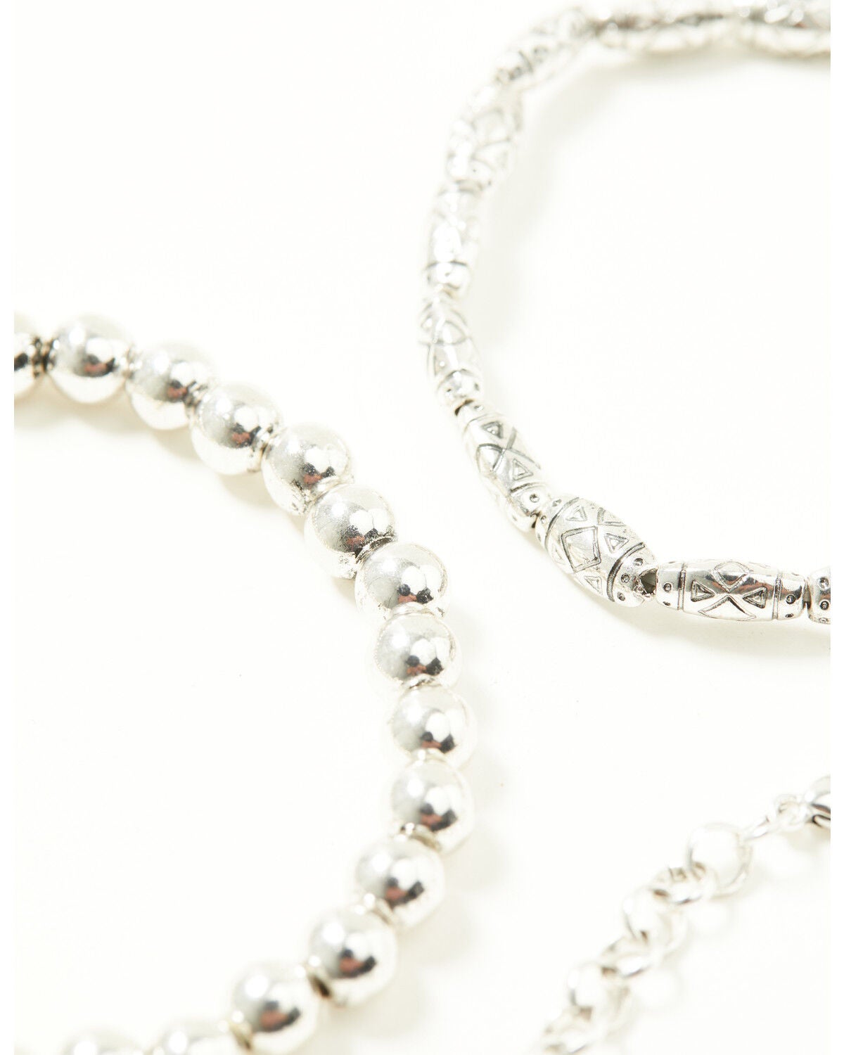 Image #4 - Shyanne Women's Heart Charm Bracelet Set - 3 Piece, Silver, hi-res