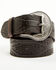 Image #2 - RANK 45® Men's Slade Southwestern Embossed Leather Belt, Dark Brown, hi-res