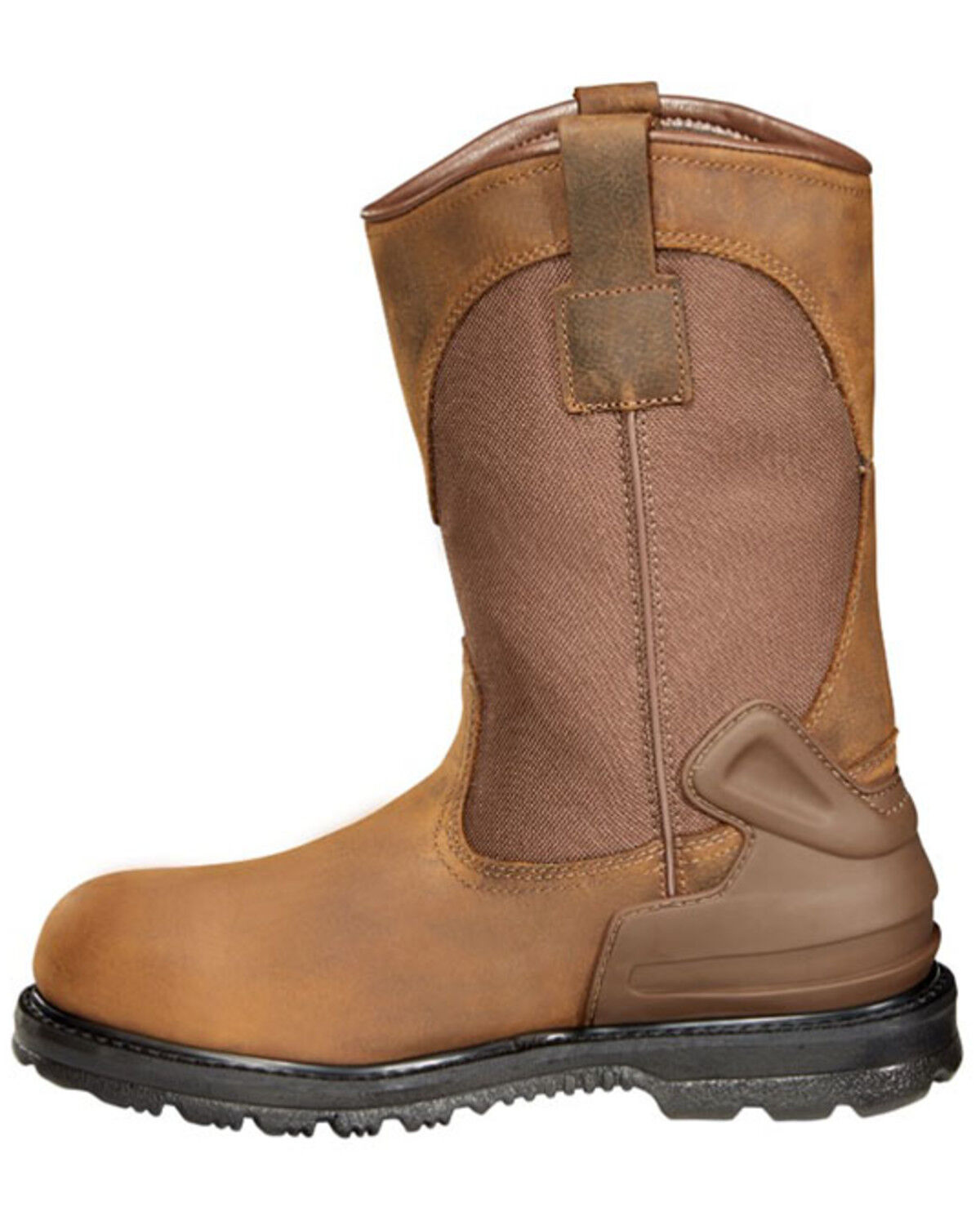 Image #3 - Carhartt Men's Heritage 11" Waterproof Wellington Work Boots - Steel Toe, Bison, hi-res