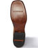 Stetson Men's Brown Handtooled Cross Boots - Square Toe , Brown, hi-res