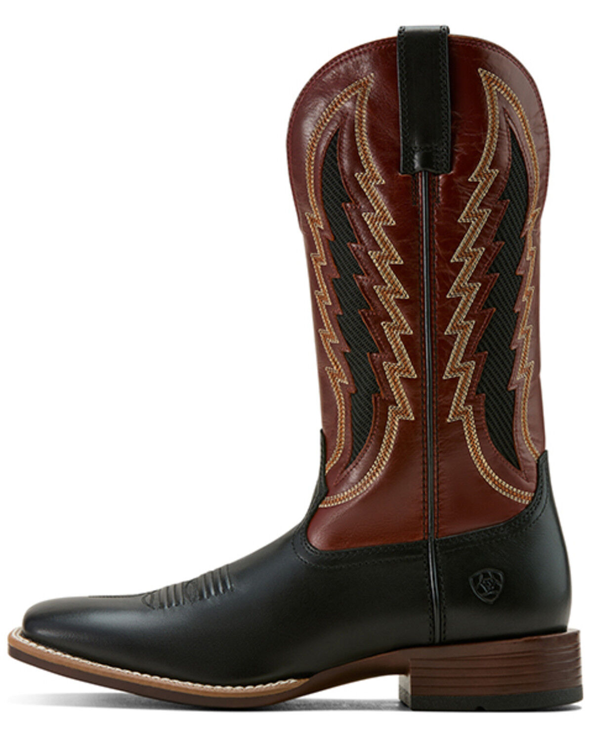 Image #2 - Ariat Men's Dakota VentTek Western Boots - Broad Square Toe, Black, hi-res