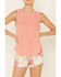 PJ Salvage Women's Coral Hi-Neck Ribbed Tank Top , Oatmeal, hi-res