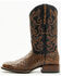 Image #3 - Cody James Men's Exotic Full Quill Ostrich Western Boots - Broad Square Toe, Brandy Brown, hi-res