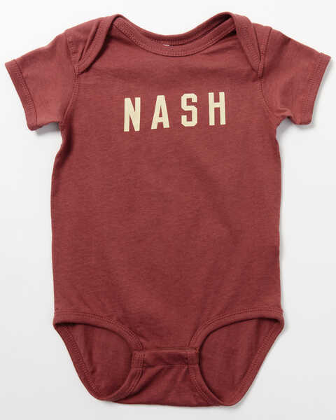 The NASH Collection Infant Boys' NASH Short Sleeve Onesie , Red, hi-res