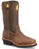 Image #1 - Carolina Men's 12" Coppice Wellington Waterproof Logger Work Boots - Composite Toe, Brown, hi-res