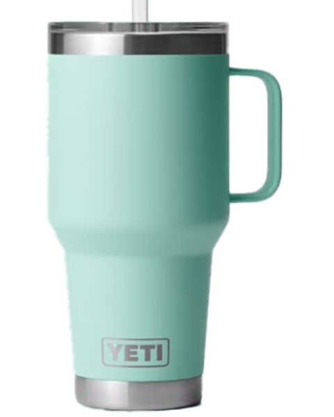 Yeti Rambler® 35oz Mug With Straw Lid , Seafoam, hi-res