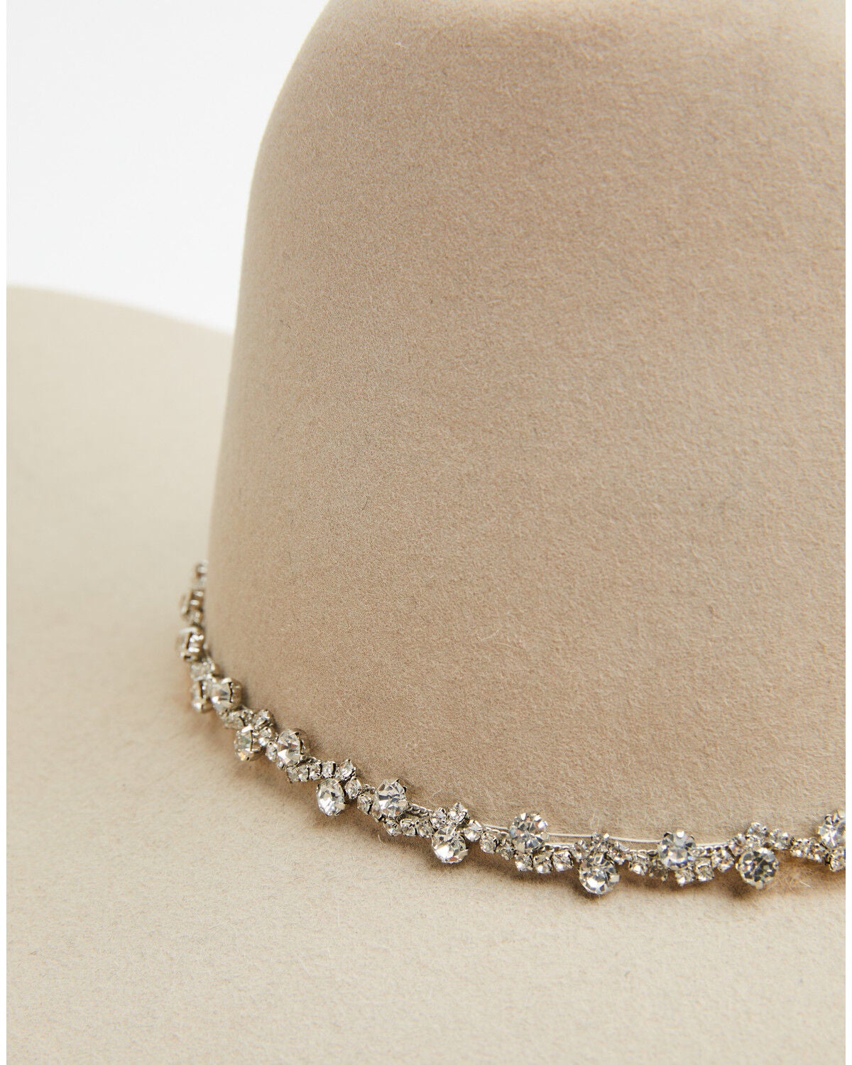 Image #2 - Shyanne Women's Rhinestone Wave Hat Band, No Color, hi-res