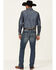 Image #2 - Cody James Men's Roan Medium Wash Stretch Slim Straight Jeans, Blue, hi-res
