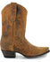 Image #3 - Circle G Women's Leopardito Boots - Snip Toe , Brown, hi-res
