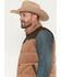 Image #2 - Cody James Men's Lonoke Corduroy Puffer Vest - Tall, Tan, hi-res