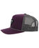 Image #4 - Hooey Women's Rope Like A Girl Patch Trucker Cap, Purple, hi-res