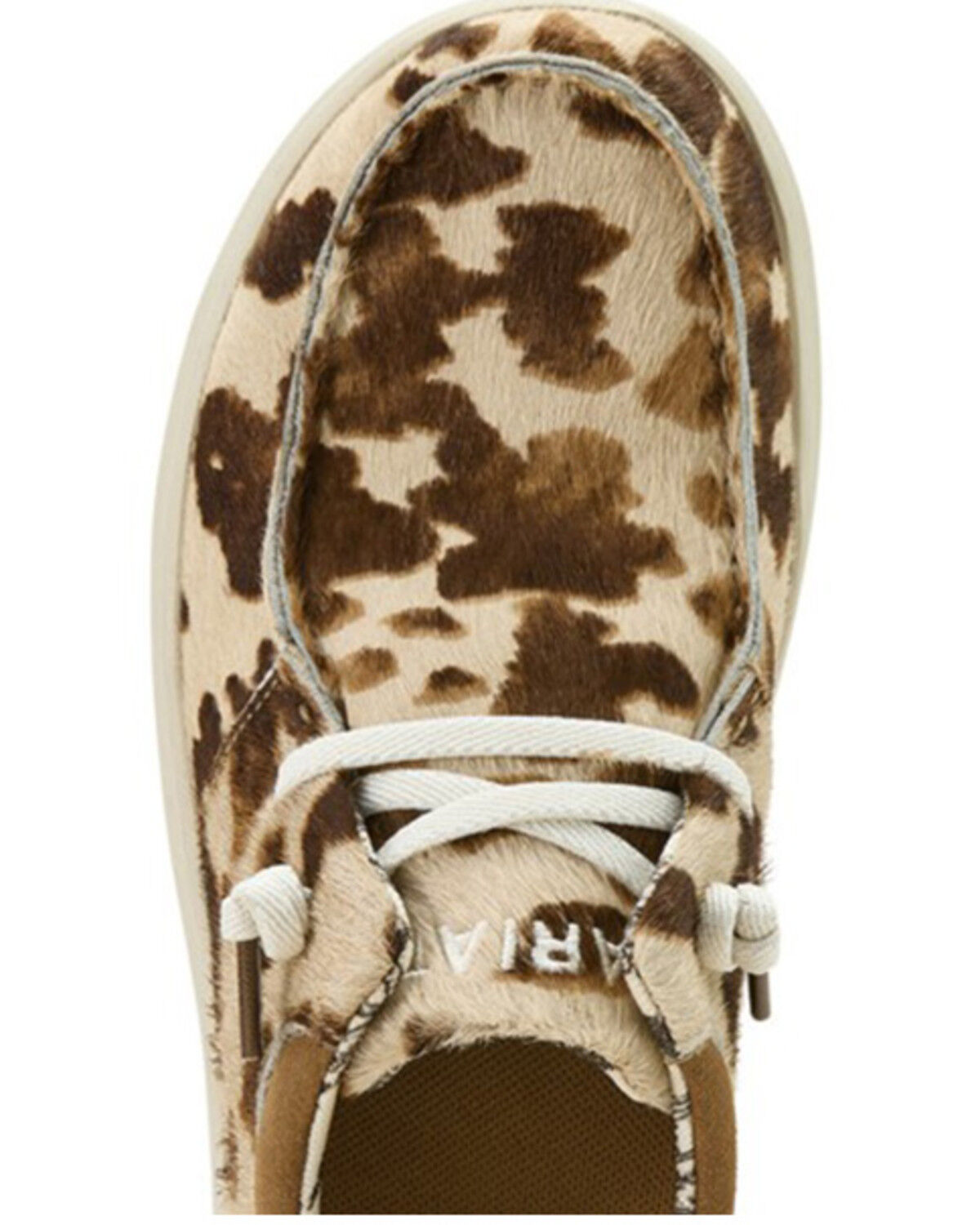 Image #4 - Ariat Women's Brindle Hair On Hide Hilo Casual Shoes - Moc Toe, Leopard, hi-res