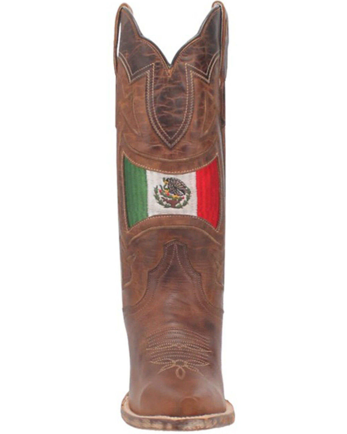 Image #4 - Dan Post Women's Corazon Western Boots - Snip Toe, Brown, hi-res