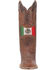 Image #4 - Dan Post Women's Corazon Western Boots - Snip Toe, Brown, hi-res