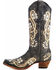 Circle G Women's Floral Embroidered Western Boots - Snip Toe, Black, hi-res