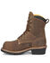 Image #2 - Carolina Men's Poplar Logger Work Boots - Composite Toe, Dark Brown, hi-res