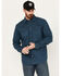 Image #1 - Cody James Men's FR Long Sleeve Pearl Snap Work Shirt, Blue, hi-res