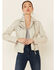 Image #1 - Mauritius Women's Off White Summer Just Smile Leather Jacket , , hi-res