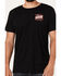 Image #2 - Moonshine Spirit Men's Mason Jar Graphic Short Sleeve T-Shirt , Black, hi-res