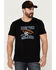 Image #1 - Moonshine Spirit Men's Hecho En Mexico Skull Graphic Short Sleeve T-Shirt, Black, hi-res
