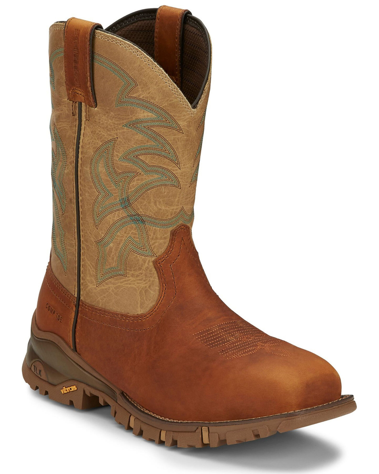 Tony lama roustabout work boots on sale