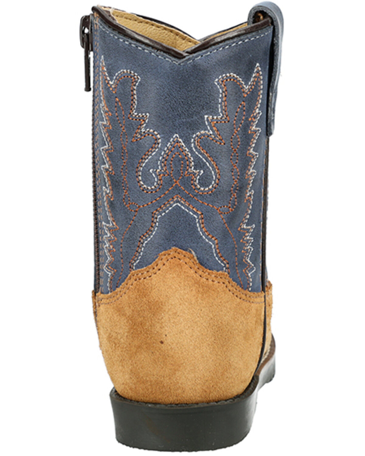 Image #4 - Smoky Mountain Toddler Boys' Autry Western Boots - Broad Square Toe, Tan, hi-res