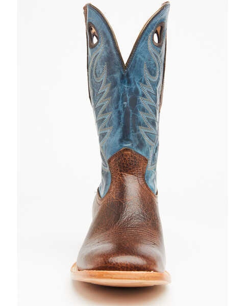 Image #4 - Cody James Men's Searcy Western Boots - Broad Square Toe, Blue, hi-res