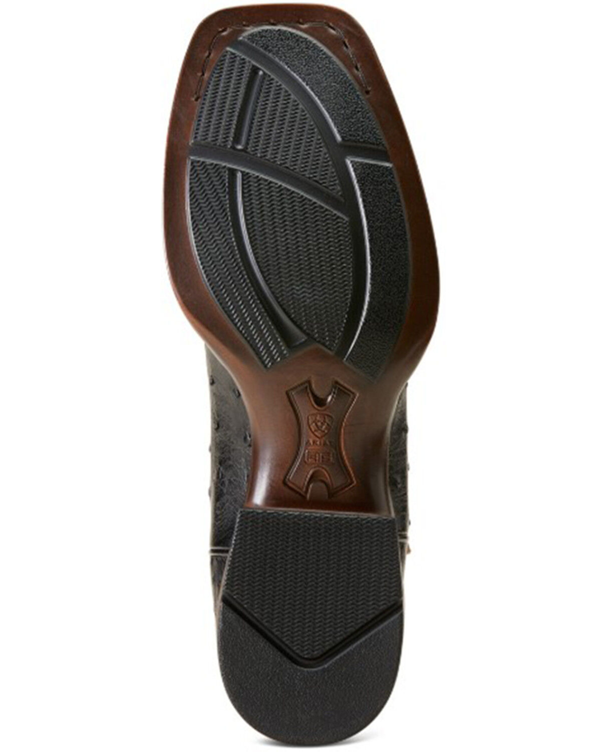 Image #5 - Ariat Men's Brandin' Ultra Exotic Western Boots - Broad Square Toe, Black, hi-res