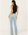 Image #3 - Idyllwind Women's Rebel Mid Rise Bootcut Stretch Denim Jeans, Light Wash, hi-res