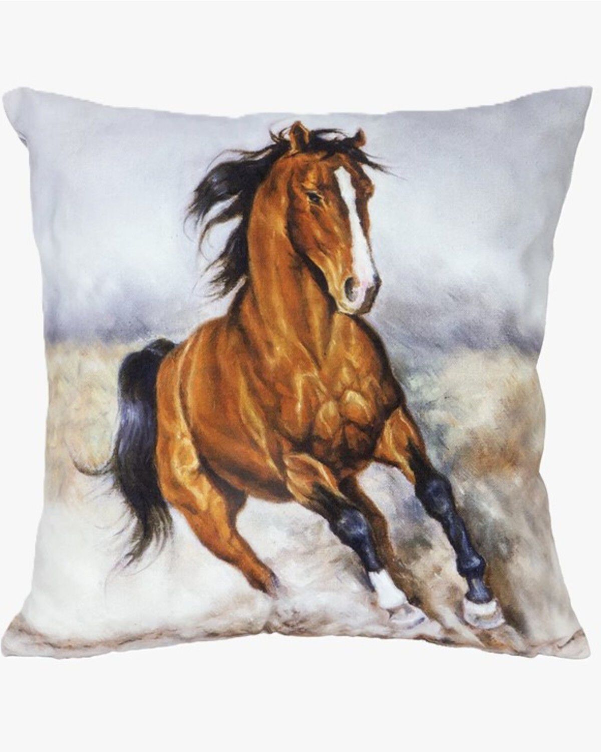 Image #1 - Carstens Home Wrangler Western Work Outdoor Pillow, Brown, hi-res