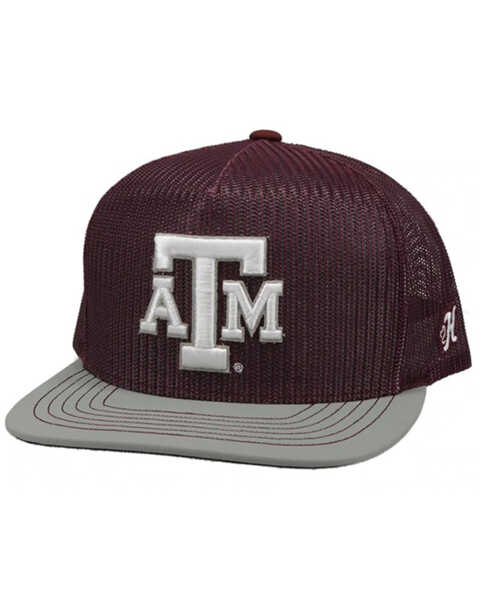 Image #1 - Hooey Men's Texas A&M University Logo Trucker Cap , Maroon, hi-res