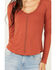 Image #3 - Idyllwind Women's Humble Long Sleeve Honky Tonk Top, Pecan, hi-res