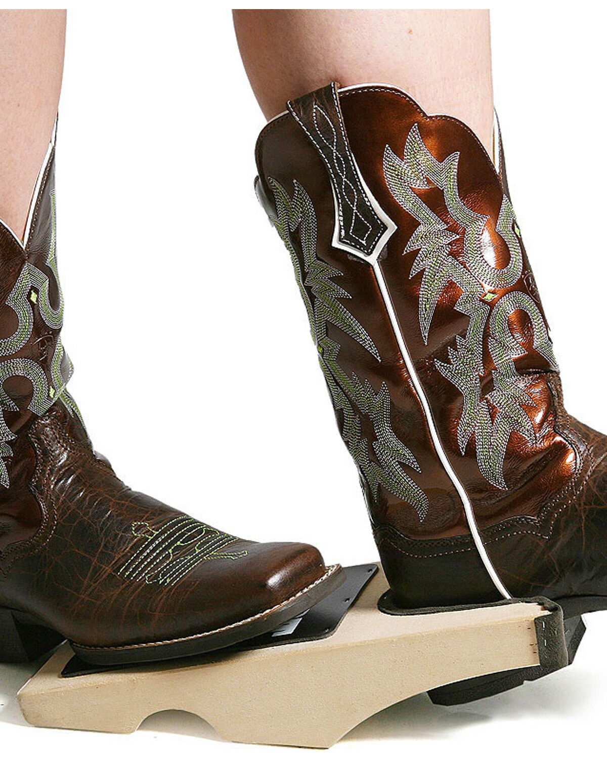 Image #2 - BB Ranch® Large Boot Barn Logo Boot Jack, Beige/khaki, hi-res