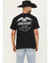 Image #1 - Buckwear Men's Chevy Eagle Short Sleeve Graphic T-Shirt, Black, hi-res