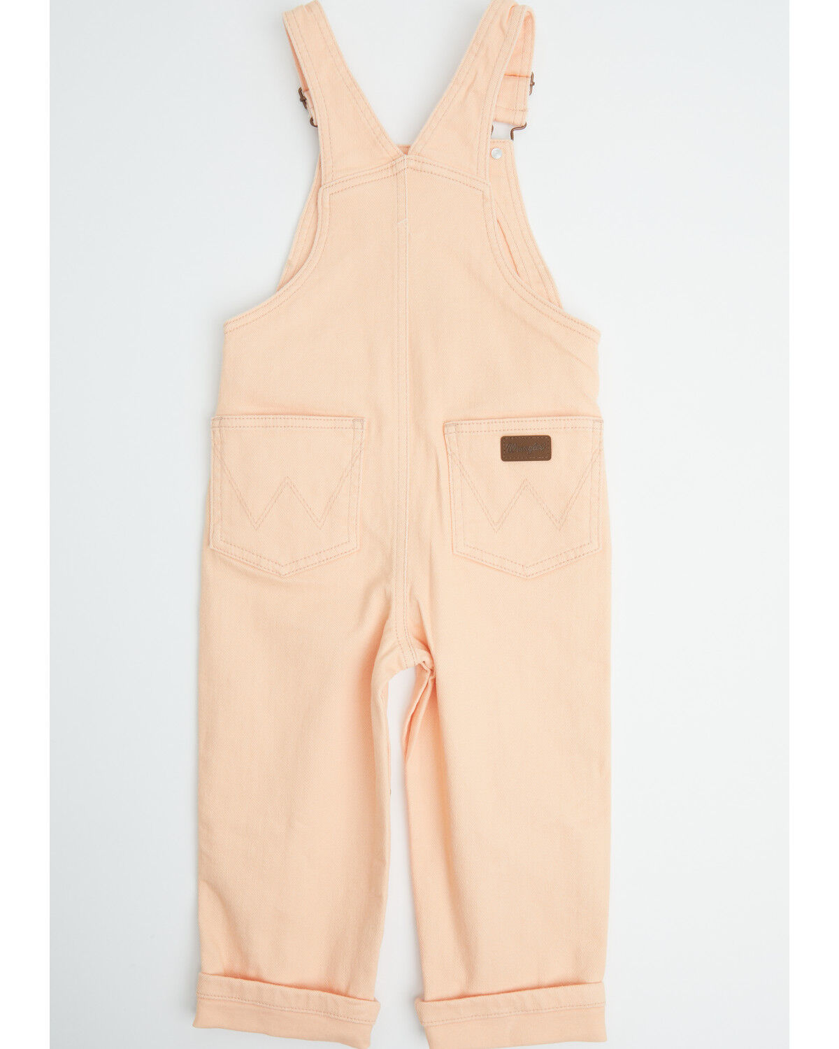 Image #3 - Wrangler Toddler Girls' Overalls, Peach, hi-res