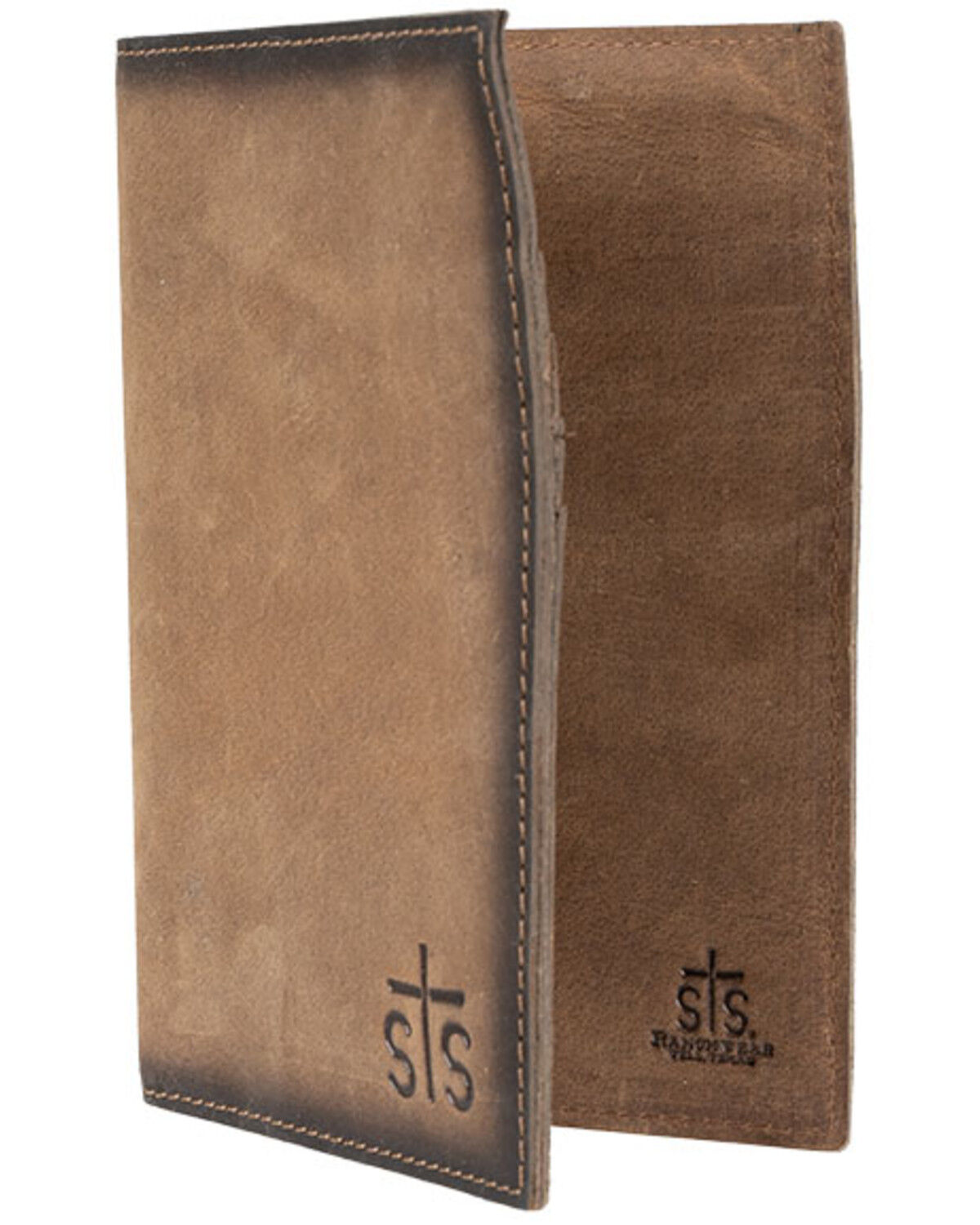 Image #2 - STS Ranchwear by Carroll Men's Foreman Passport Wallet, Tan, hi-res