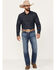 Image #1 - Ariat Men's M8 Modern Kai Slim Leg Stretch Denim Jeans, Blue, hi-res