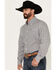 Image #2 - Cinch Men's Star Geo Print Long Sleeve Button-Down Western Shirt, White, hi-res